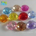Transparent clear acrylic cristal rondelle spacer chunky beads
